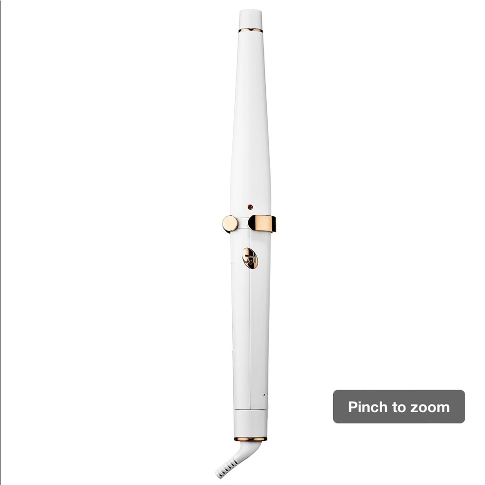 T3 singlepass tapered curling wand